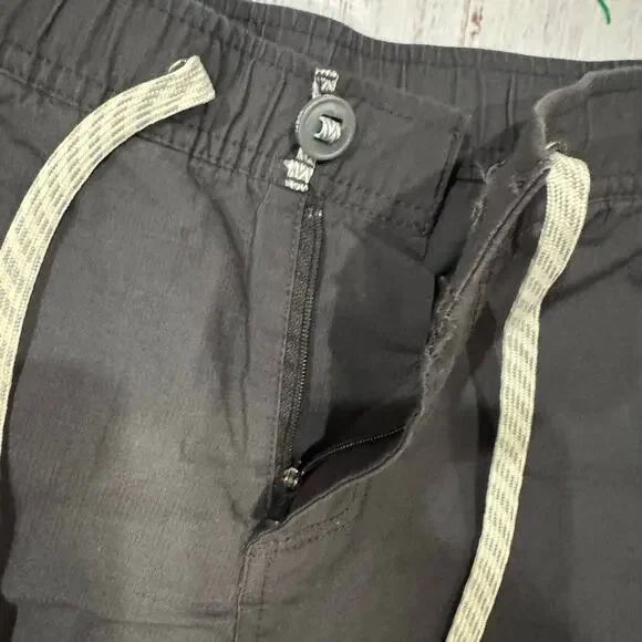 Vuori Ripstop Wide Leg Pant XXS Charcoal Organic Cotton Cropped - Picture 3 of 10